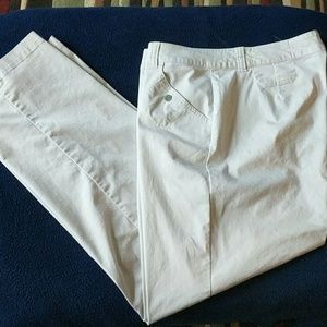 Chico's Size 3 Khaki Straight leg pants
